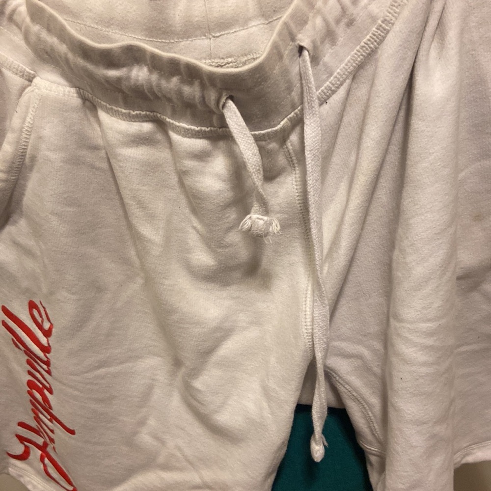 Men’s Heavyweight White Shorts w/pockets & drawstring - Picture 4 of 7
